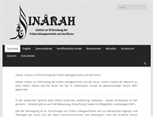 Tablet Screenshot of inarah.de